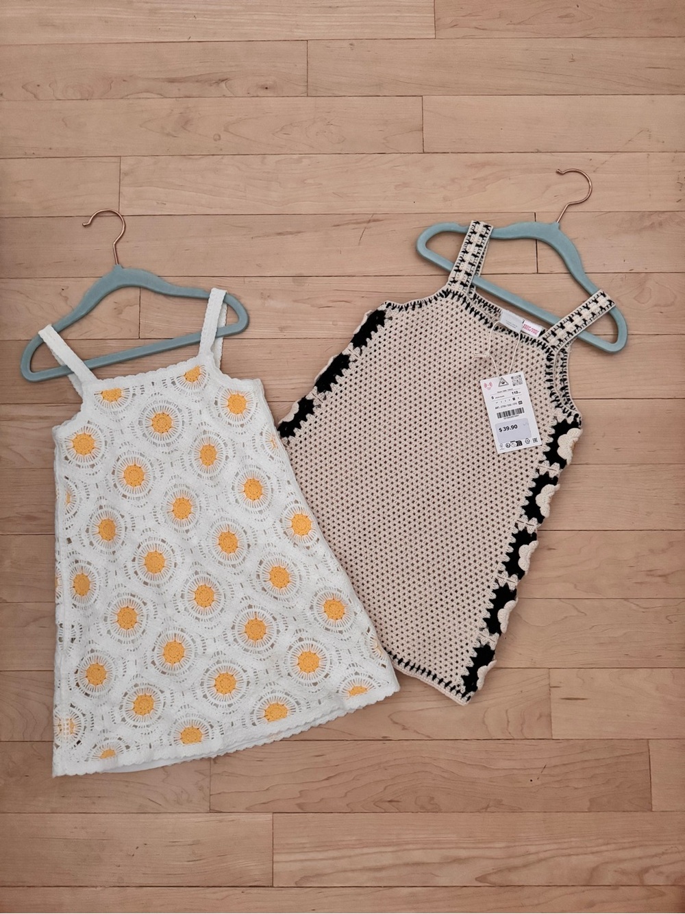 SOLD/no longer available - New with Tags kids crochet dresses. Highly discounted